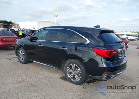 2019 Acura Mdx Standard z USA, uszkodzony, nr VIN 5J8YD3H38KL008275